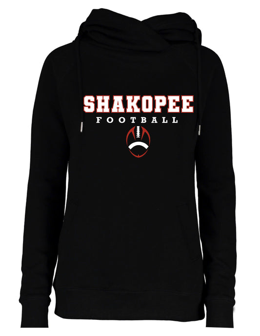SHAKOPEE FOOTBALL COWL NECK OR TEE