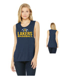 Navy Baseball Tank -Muscle or Racer OR T-SHIRT