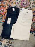 Judy blue off white Jean shorts