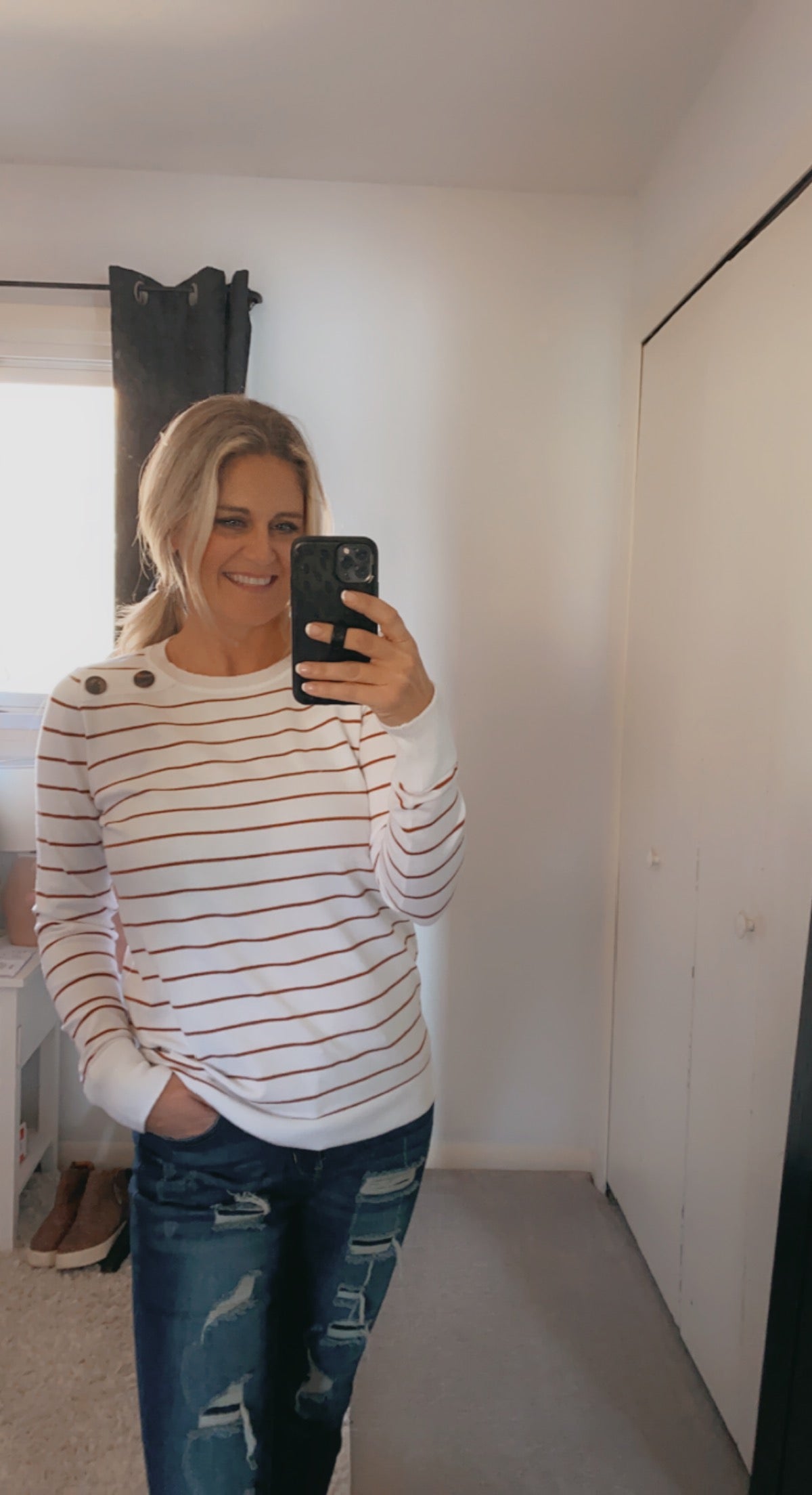 Kallie striped top