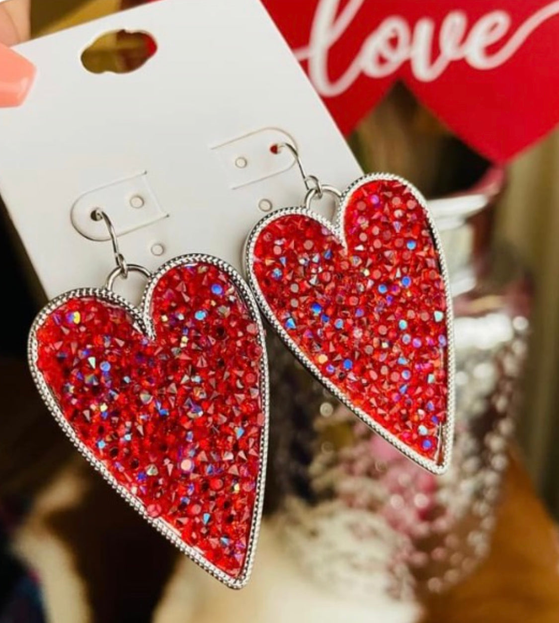 Valentines earrings
