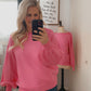 I want candy pink boatneck sweater
