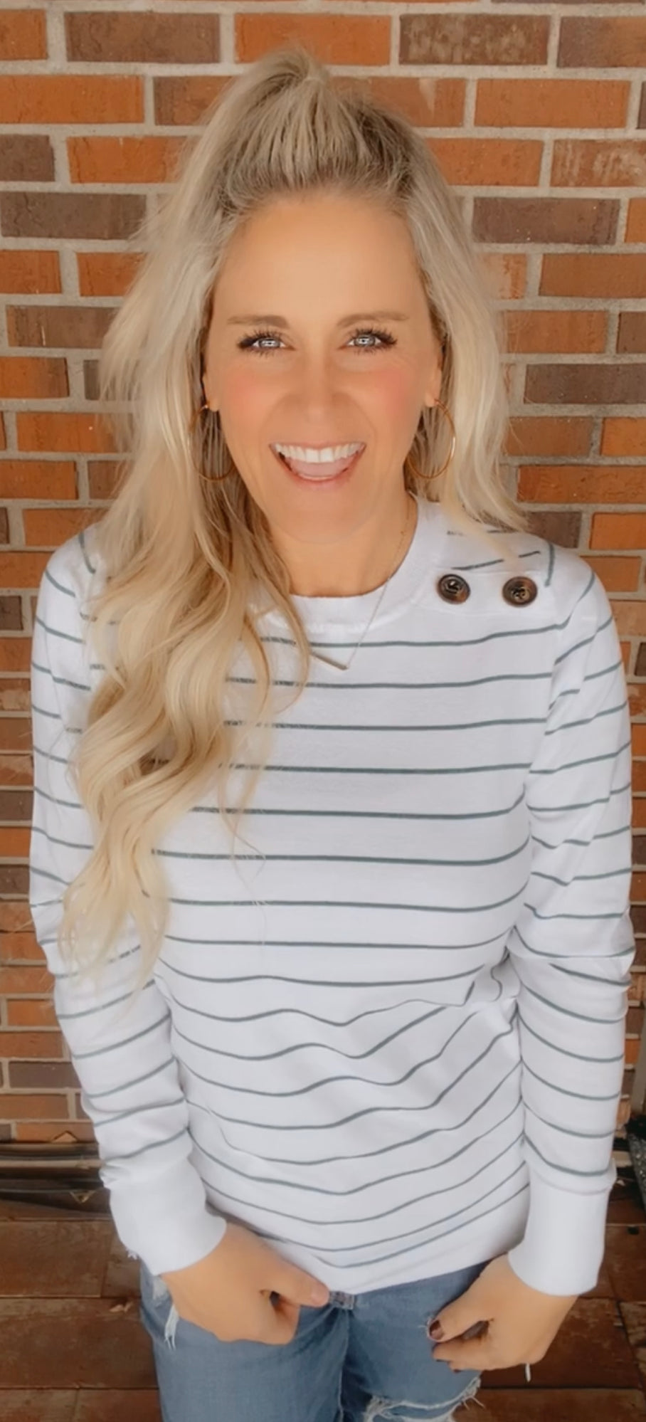 Kallie striped top