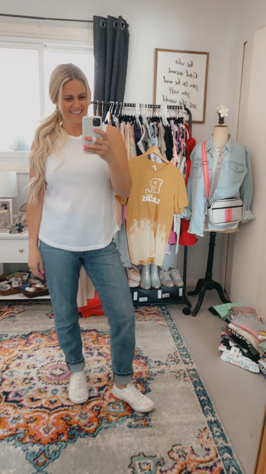 Wilma white tank