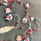 Set of 6!! Wooden Christmas tags or ornaments