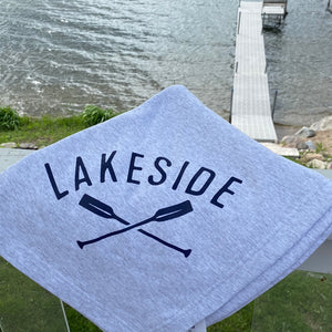 Sweatshirt Blanket. Lakeside lake weekend Blanket