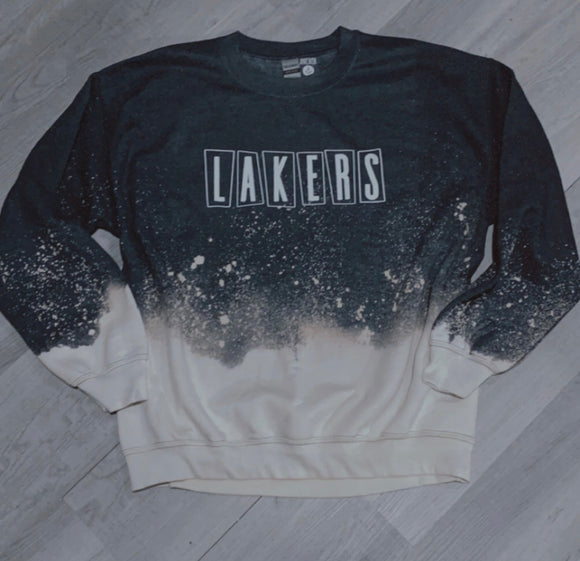 Lakers ombré crew sweatshirt