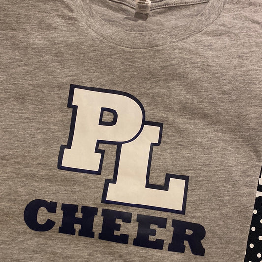 short sleeve PL Cheer tee-large logo