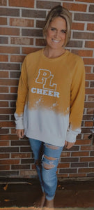 Pl cheer ombré crewneck sweatshirt