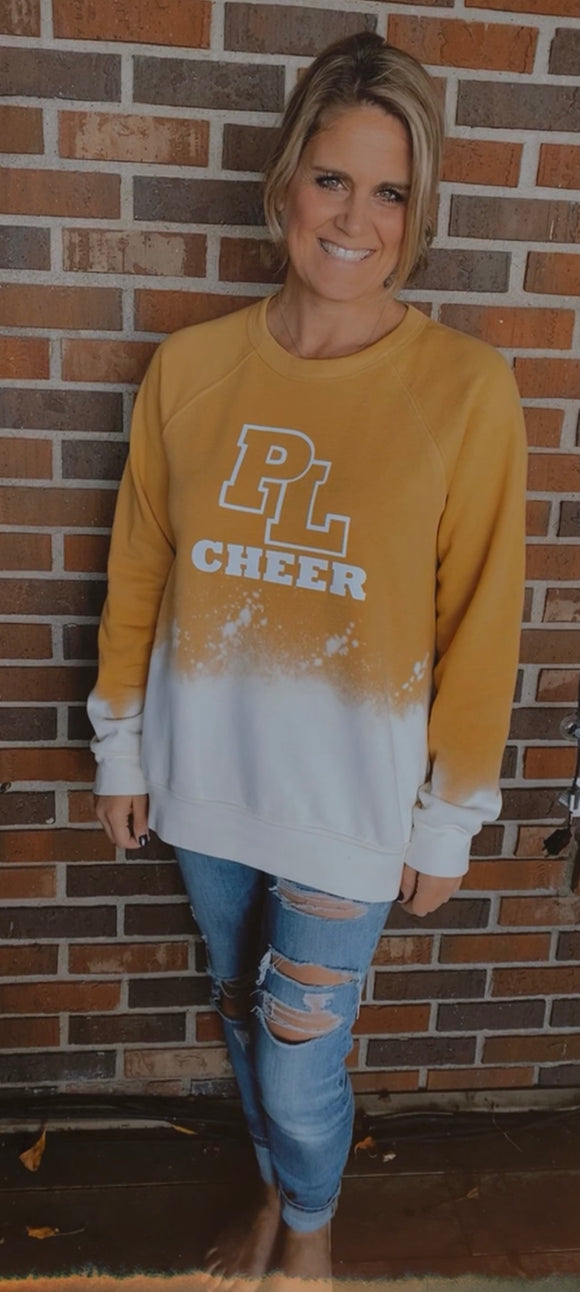 Pl cheer ombré crewneck sweatshirt