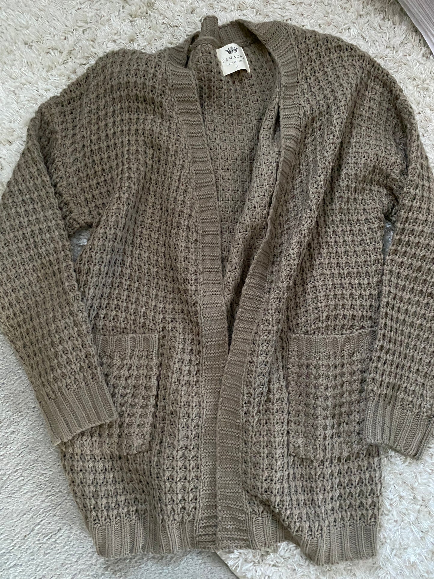 Cardigan sweater with pockets