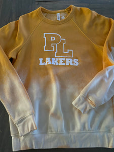 PL LAKERS ombré crewneck sweatshirt