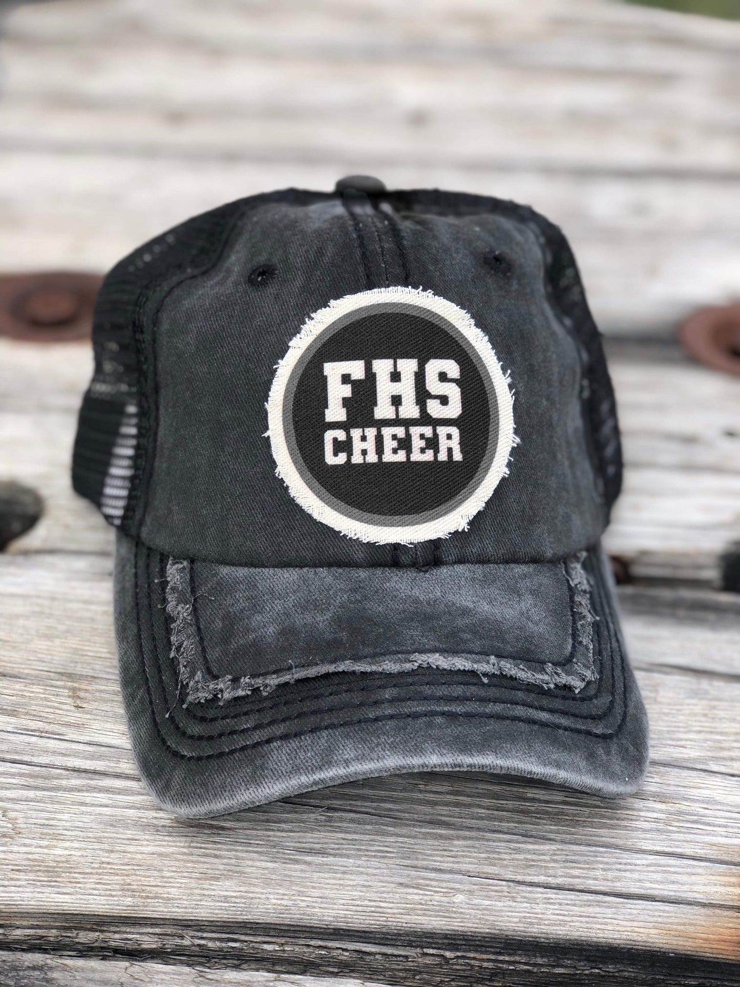 FHS Farmington high school cheer hat