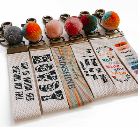 Word to live by keychain