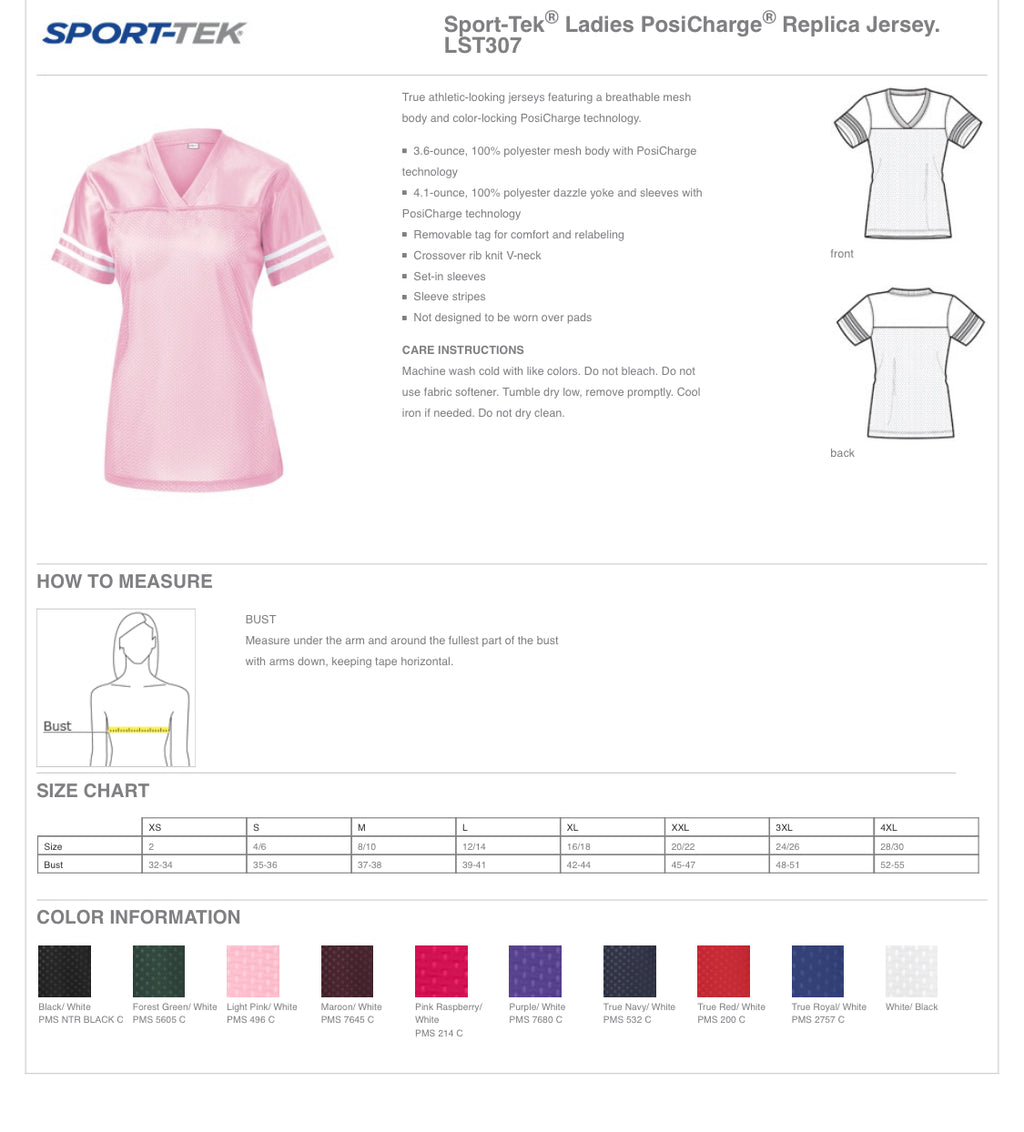 PL Dance jersey- Parents/Fans