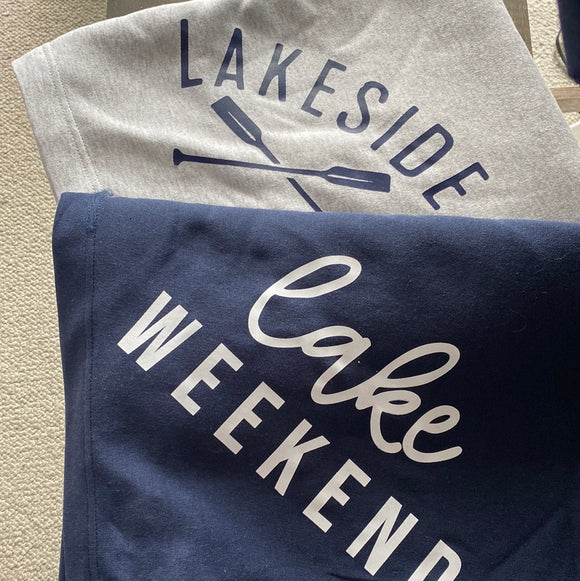 Sweatshirt Blanket. Lakeside lake weekend Blanket