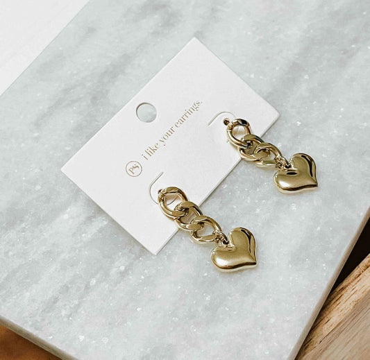 Love you more earrings