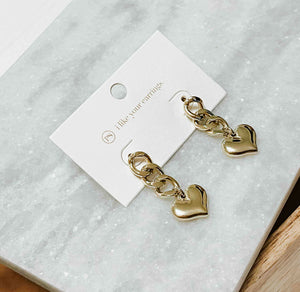 Love you more earrings