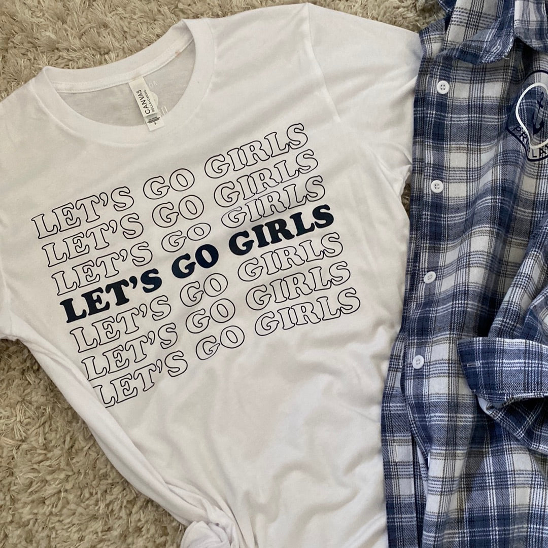 Pl cheer Tee-  Let’s go