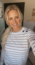 Kallie striped top