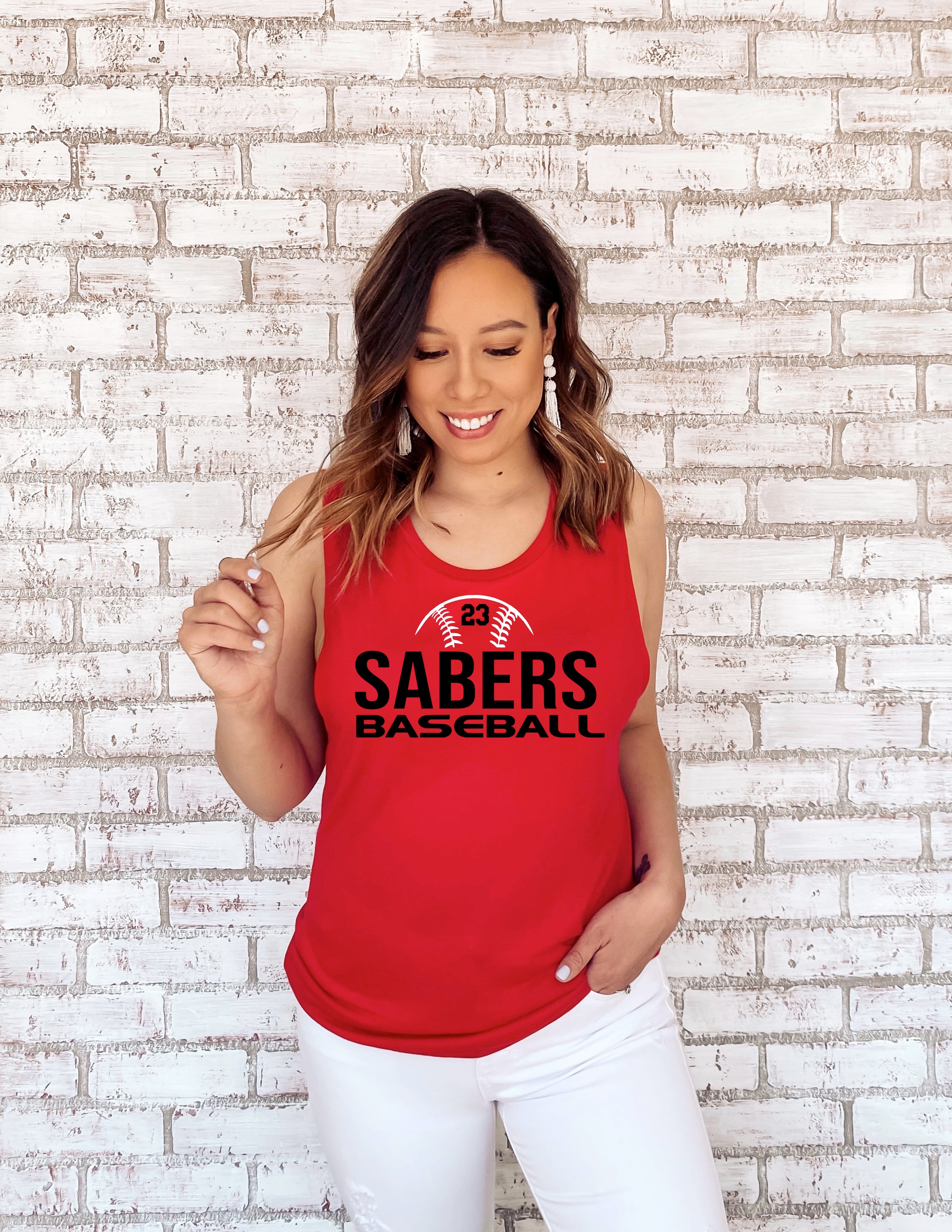 Shakopee Sabers Baseball Tank – Anchor Apparel & More