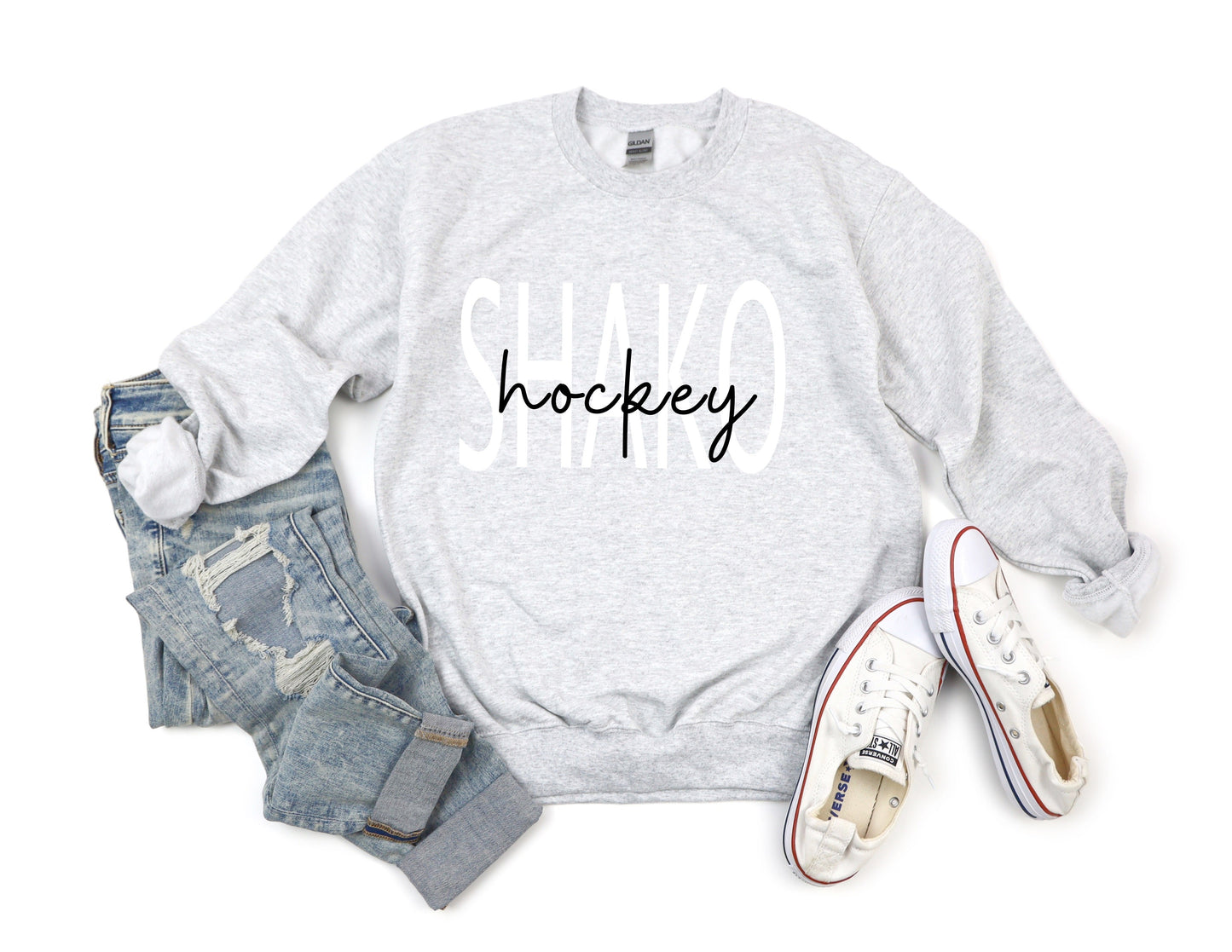 Shakopee Hockey Cowl Neck. Shako hockey sweatshirt